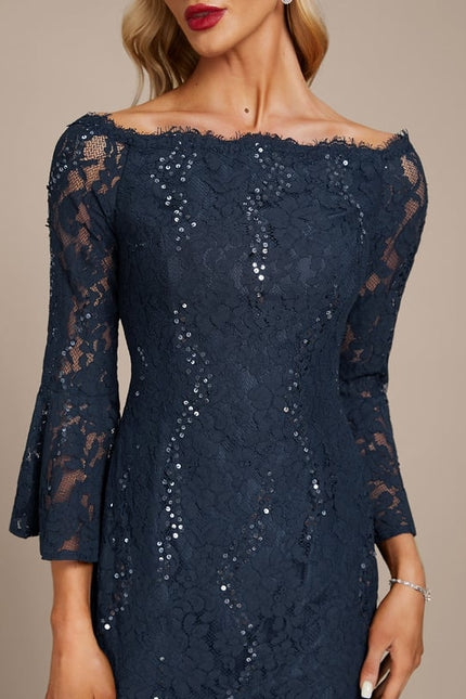 Robe Fourreau Dentelle Chic - gallery 6