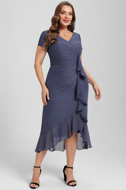 Robe Fourreau Élégance Ondulante - gallery 7