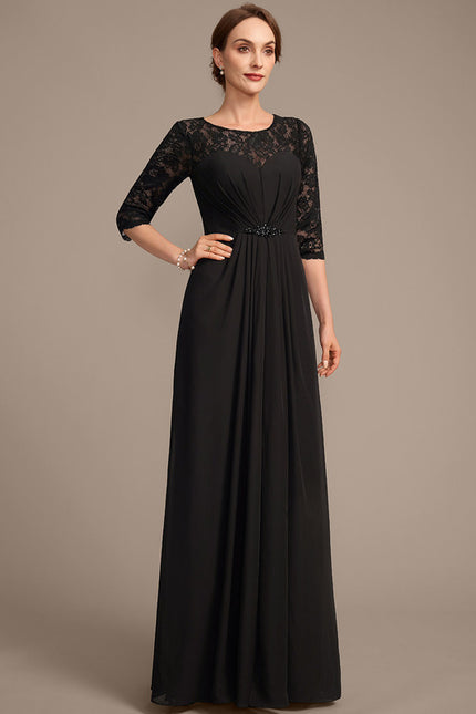 Robe Fourreau Élégante Noire - gallery 4