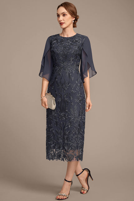 Robe Fourreau Élégance Florale - gallery 4