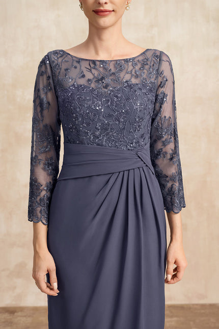 Robe Fourreau Mère Mariée Chic - gallery 4