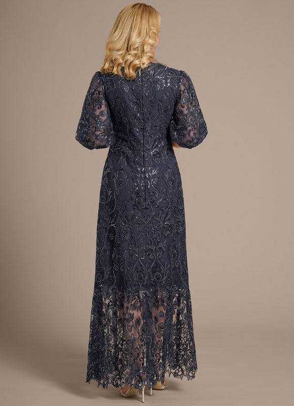 Robe Fourreau En Dentelle Chic - gallery 6