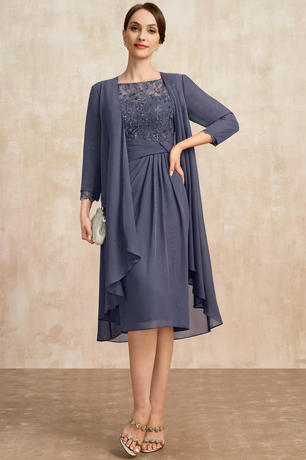 Robe Fourreau Mère Mariée Chic - gallery 8