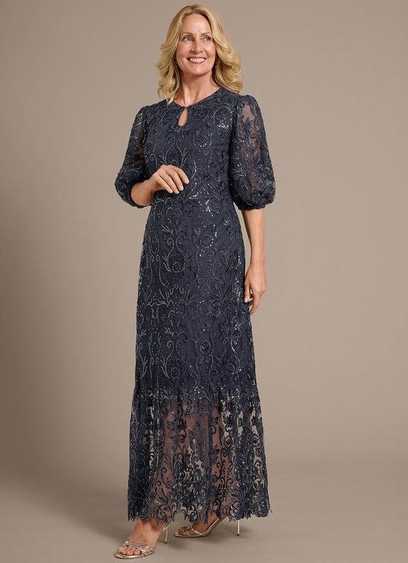 Robe Fourreau En Dentelle Chic - gallery 5