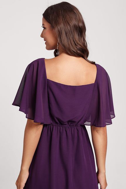 Robe Fourreau Élégante Manches Bouffantes - gallery 3