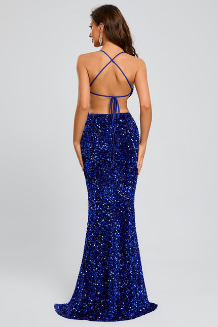 Robe Fourreau Sirène Scintillante - gallery 9