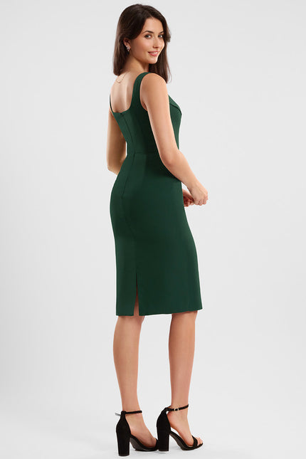 Robe Fourreau Décolleté Carré - gallery 3