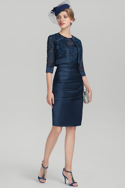 Robe Fourreau Élégance Satinée - gallery 6