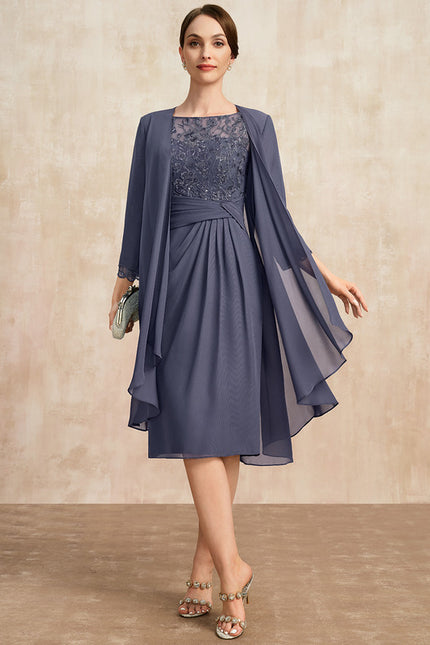 Robe Fourreau Mère Mariée Chic - gallery 7