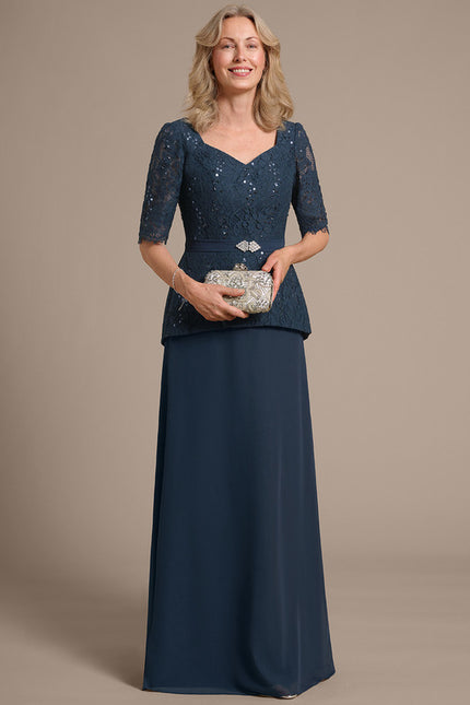 Robe Fourreau Longue Émeraude Élégante