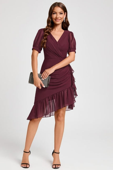 Robe Fourreau Élégance Ondulante - gallery 1