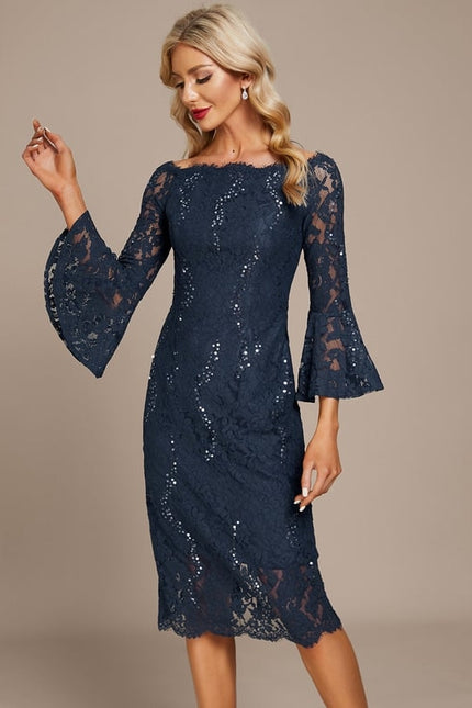 Robe Fourreau Dentelle Chic