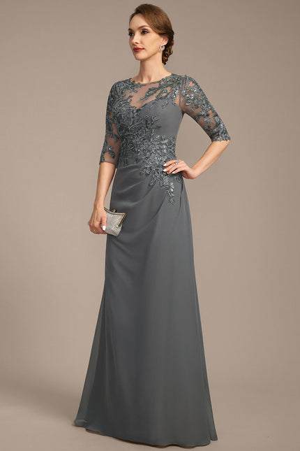 Robe Fourreau Longue Fluide - gallery 4