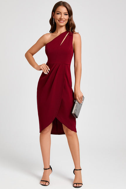 Robe Fourreau Élégance Rubis - gallery 1