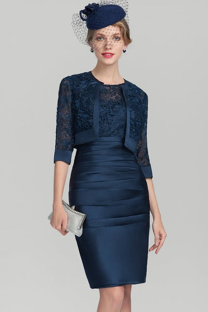 Robe Fourreau Élégance Satinée