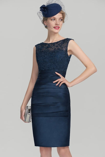 Robe Fourreau Élégance Satinée - gallery 1