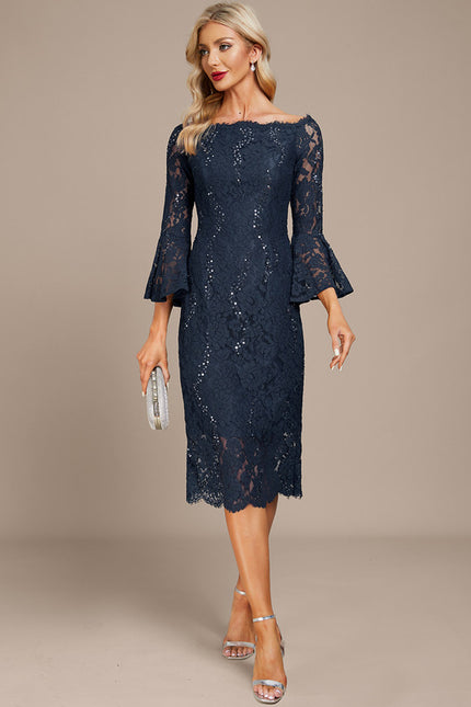 Robe Fourreau Dentelle Chic - gallery 2