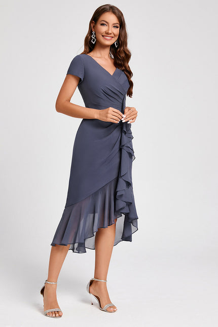 Robe Fourreau Élégance Ondulante - gallery 5