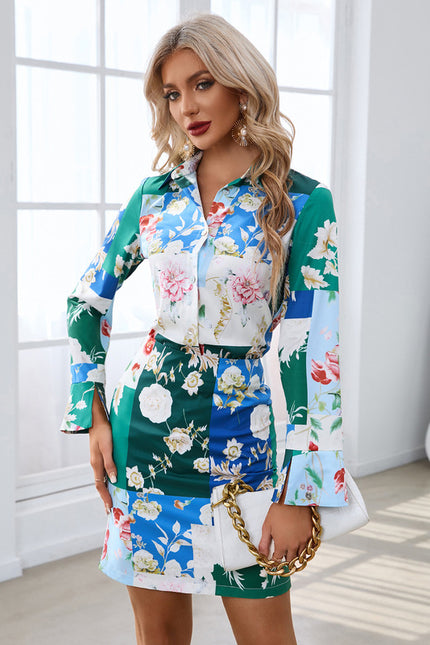 Robe Fourreau Bicolore - gallery 1