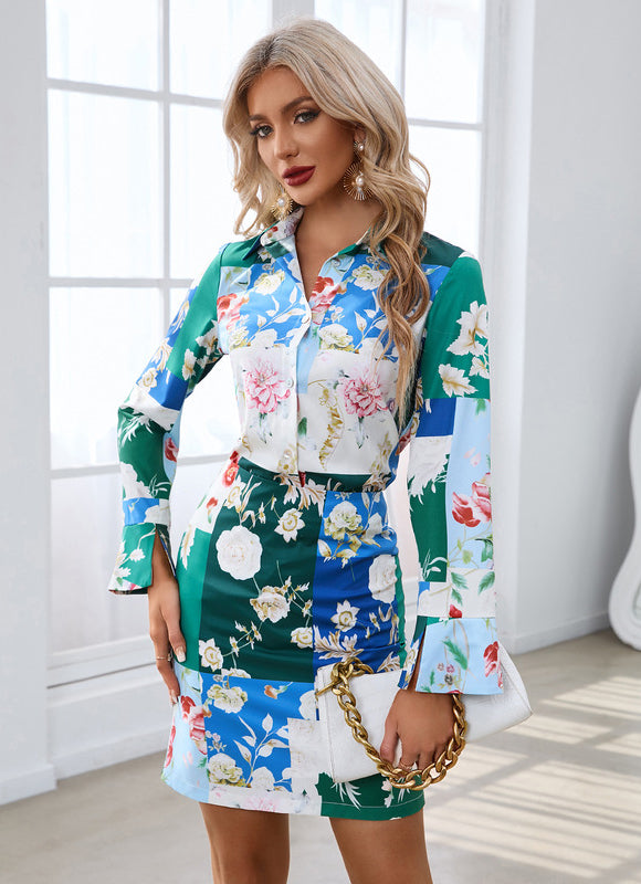 Robe Fourreau Bicolore - gallery 1