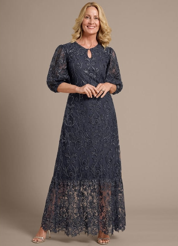 Robe Fourreau En Dentelle Chic - gallery 4