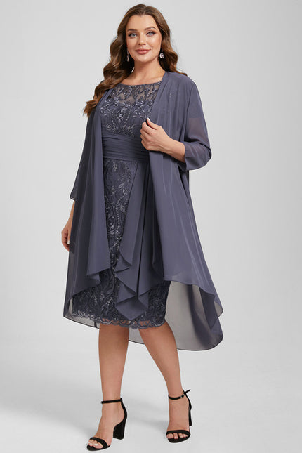 Robe Fourreau Avec Veste - gallery 9