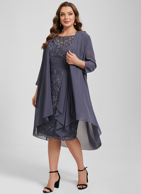 Robe Fourreau Avec Veste - gallery 9