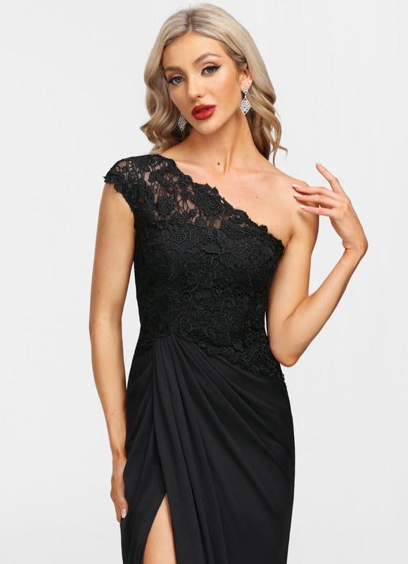 Robe Fourreau Éclat Noir Serenité - gallery 1