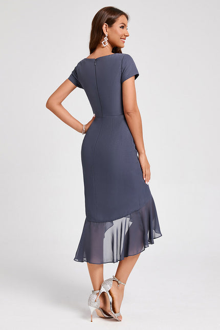 Robe Fourreau Élégance Ondulante - gallery 1