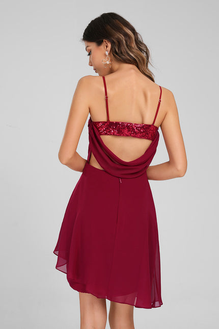 Robe Fourreau Aérienne Rubis - gallery 2