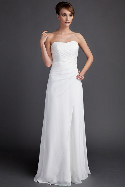 Robe Fourreau Aérienne Blanche