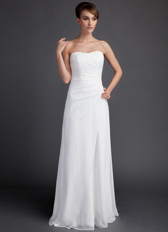 Robe Fourreau Aérienne Blanche