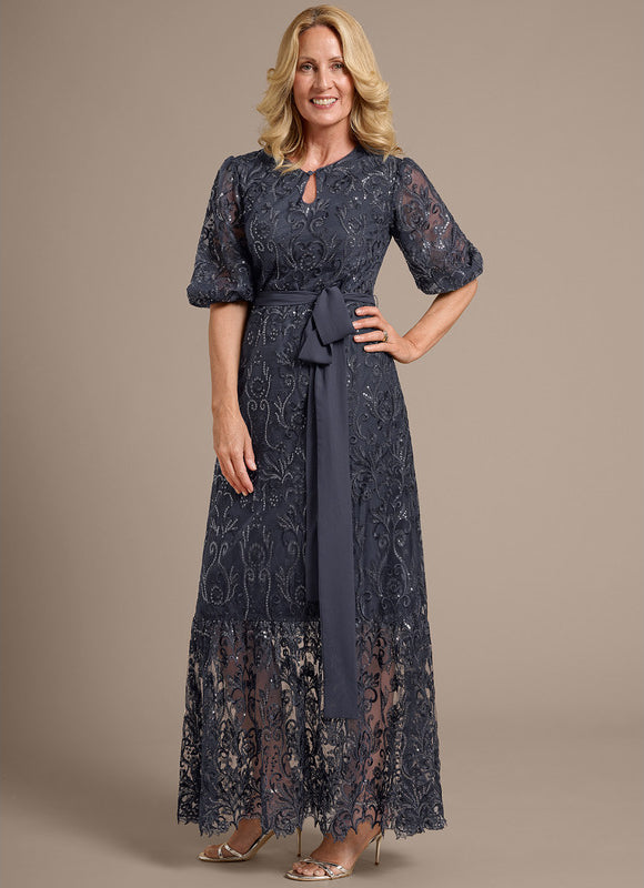 Robe Fourreau En Dentelle Chic - gallery 1