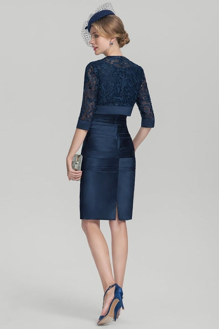 Robe Fourreau Élégance Satinée - gallery 3