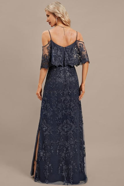 Robe Fourreau Soirée Dentelle - gallery 6