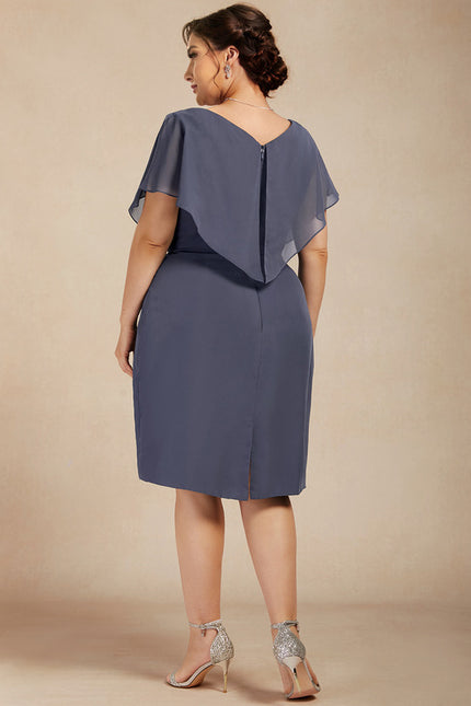 Robe Fourreau Drapée Rose - gallery 5