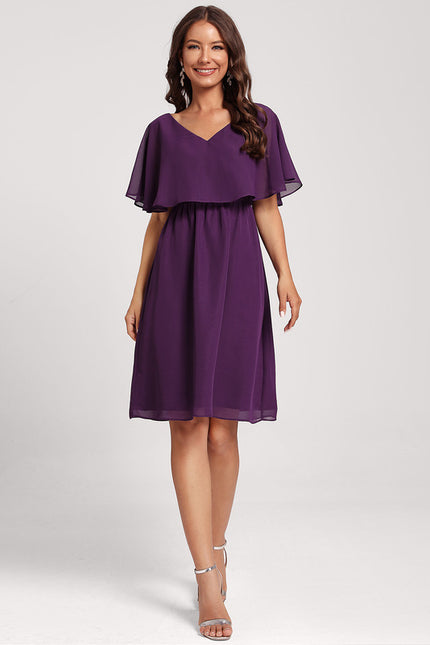 Robe Fourreau Élégante Manches Bouffantes - gallery 6