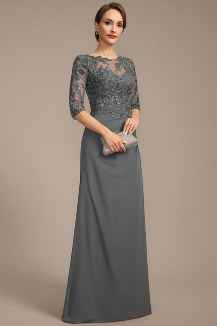 Robe Fourreau Longue Fluide - gallery 5