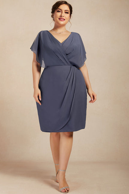 Robe Fourreau Drapée Rose - gallery 4