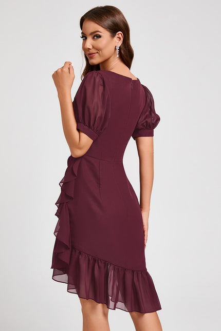 Robe Fourreau Élégance Ondulante - gallery 5