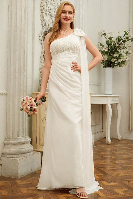 Robe Fourreau Ecru - gallery 2