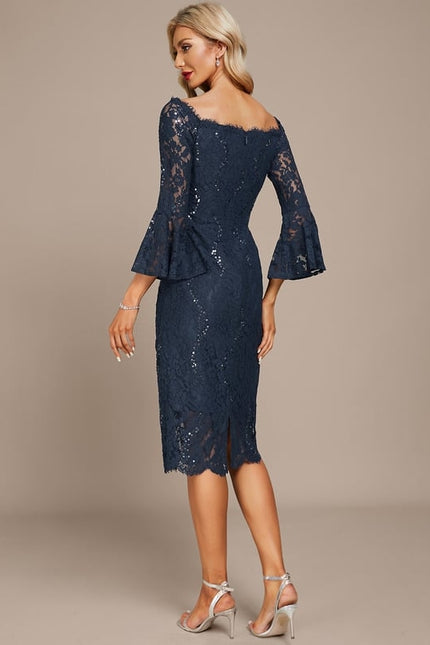 Robe Fourreau Dentelle Chic - gallery 5