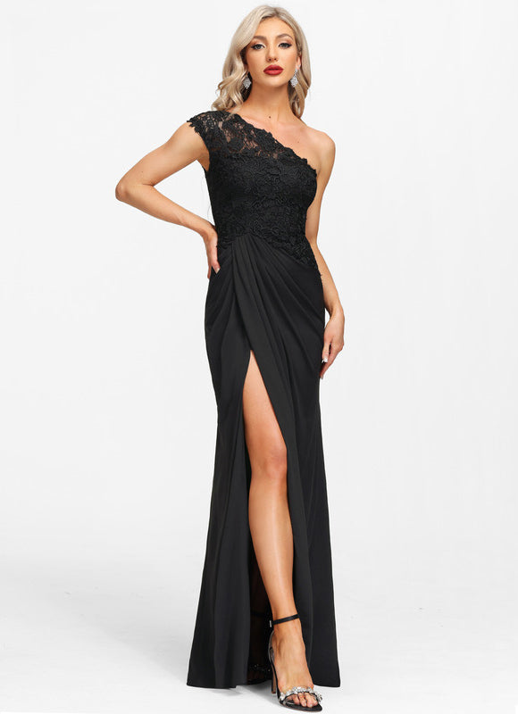 Robe Fourreau Éclat Noir Serenité - gallery 4