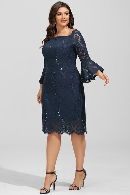 Robe Fourreau Dentelle Chic - gallery 8