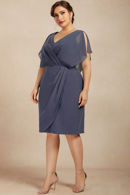 Robe Fourreau Drapée Rose - gallery 7