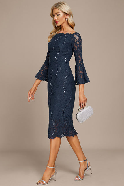 Robe Fourreau Dentelle Chic - gallery 4