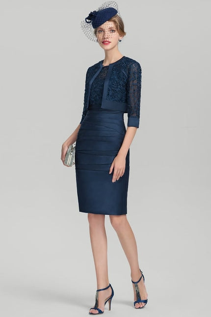 Robe Fourreau Élégance Satinée - gallery 8