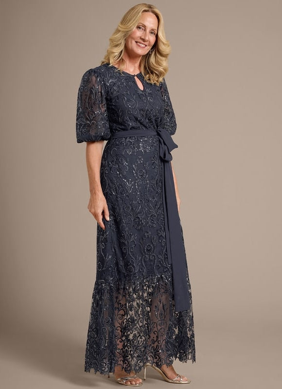 Robe Fourreau En Dentelle Chic - gallery 2