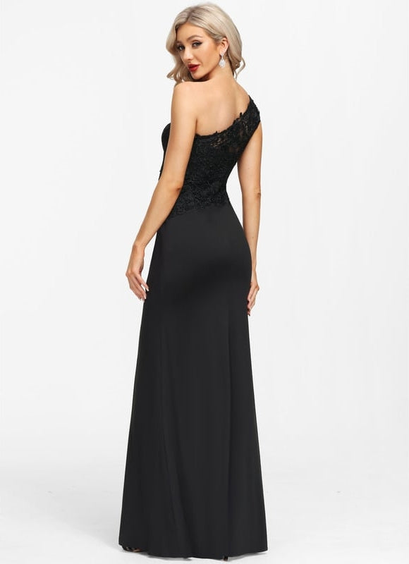 Robe Fourreau Éclat Noir Serenité - gallery 5