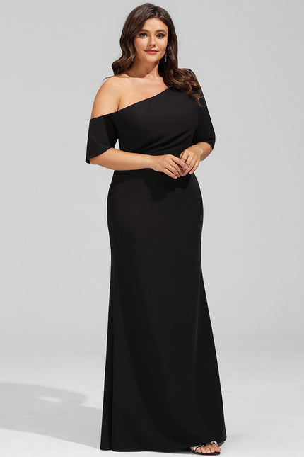 Robe Fourreau Silhouette Asymétrique Chic - gallery 8